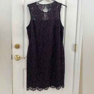 Banana Republic Lace Lined Midi Dress size 14